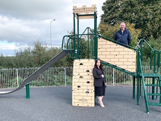 ‘Playing’ our part in a newly installed children's play facility in Apley